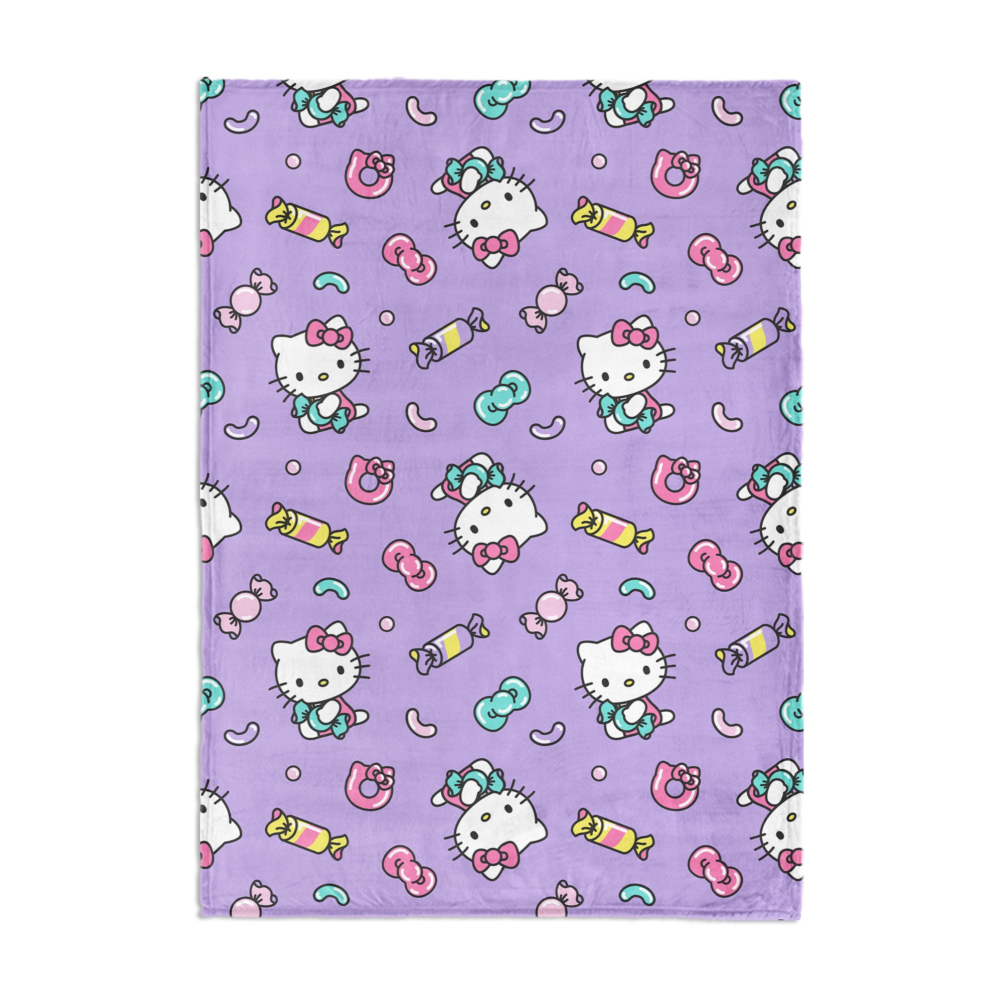 Sanrio Hello Kitty Candy Kitty Silk Touch Throw Blanket 50x70 inches