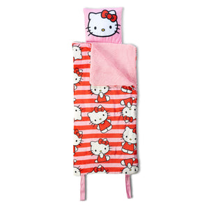 Hello Kitty Bow Friendly Slumber Bag with Sherpa, 27×56 inches