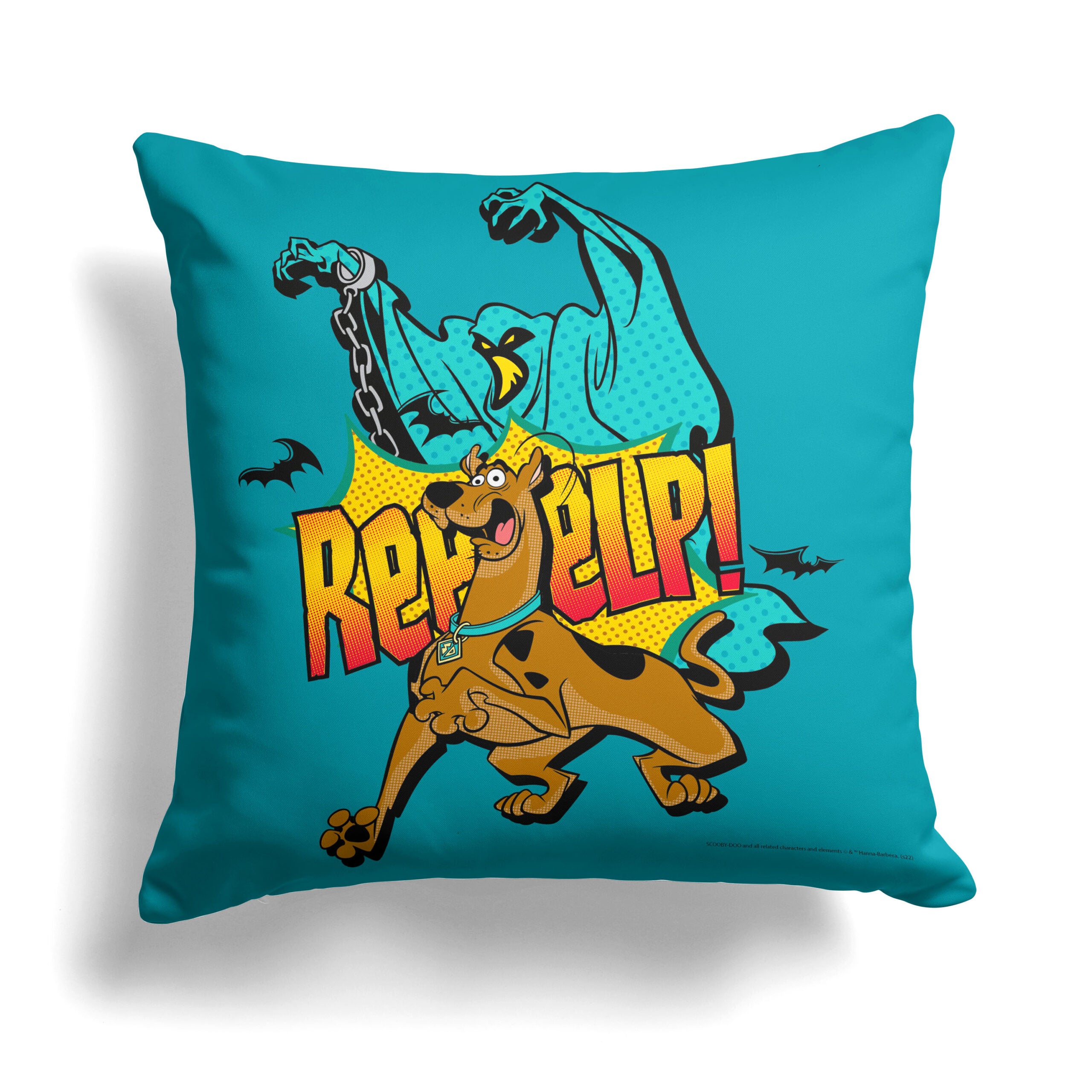 Warner Bros. Scooby-Doo Help! Throw Pillow 18x18 Inches