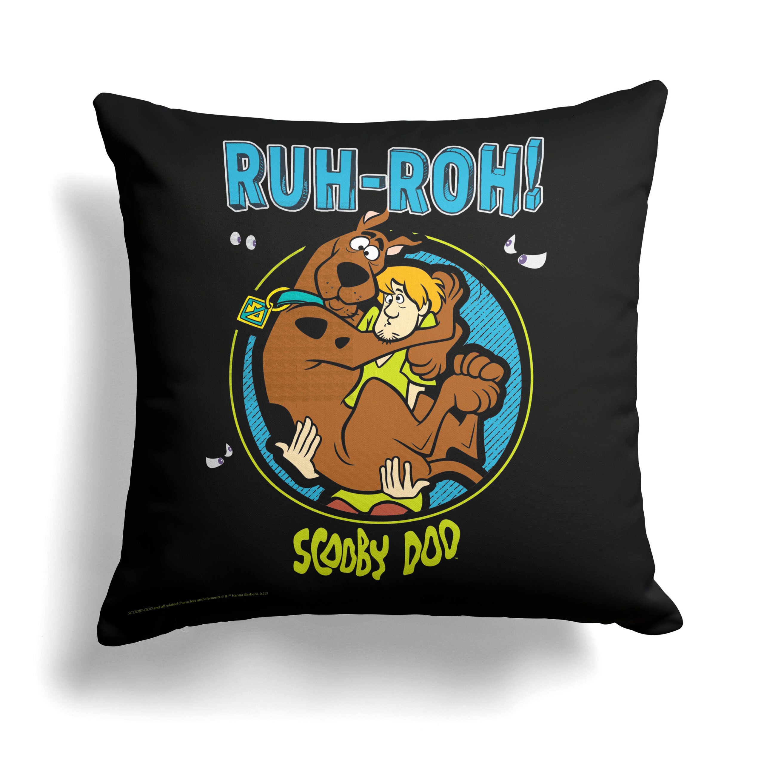 Warner Bros. Scooby-Doo Like Ruh Roh Scoob Throw Pillow 18x18 Inches