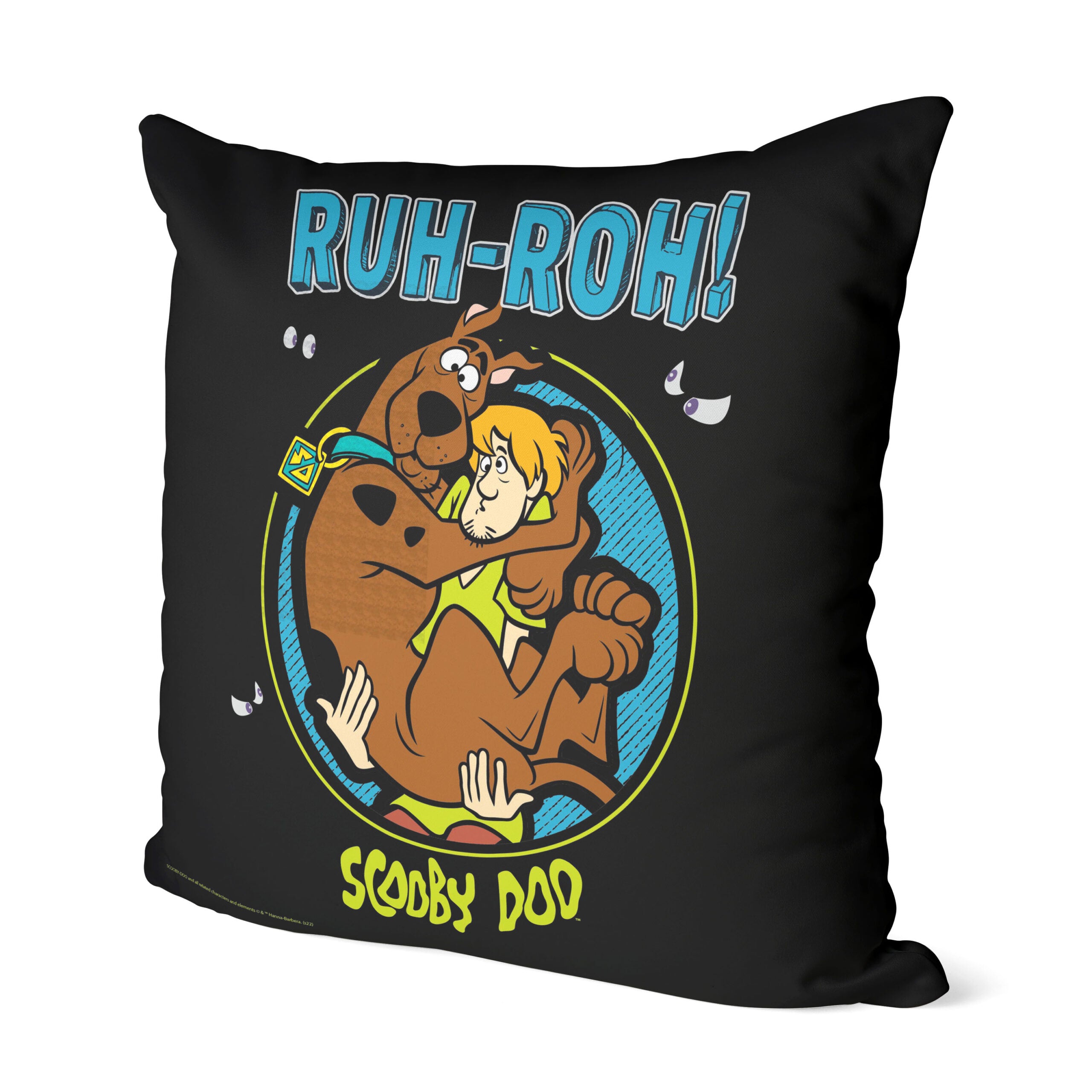 Warner Bros. Scooby-Doo Like Ruh Roh Scoob Throw Pillow 18x18 Inches