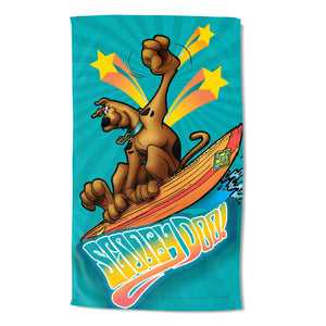 Scooby Doo Trippy Beach  Towel, 35x60 inches