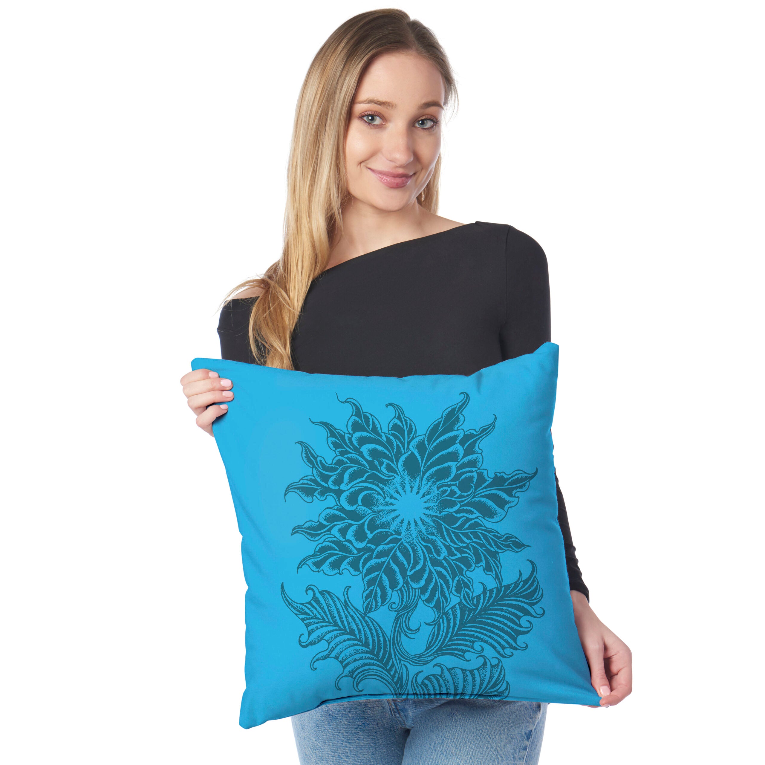 Sarah J Maas A Court of Frost and Starlight Logo Drop Throw Pillow 18x18 inches