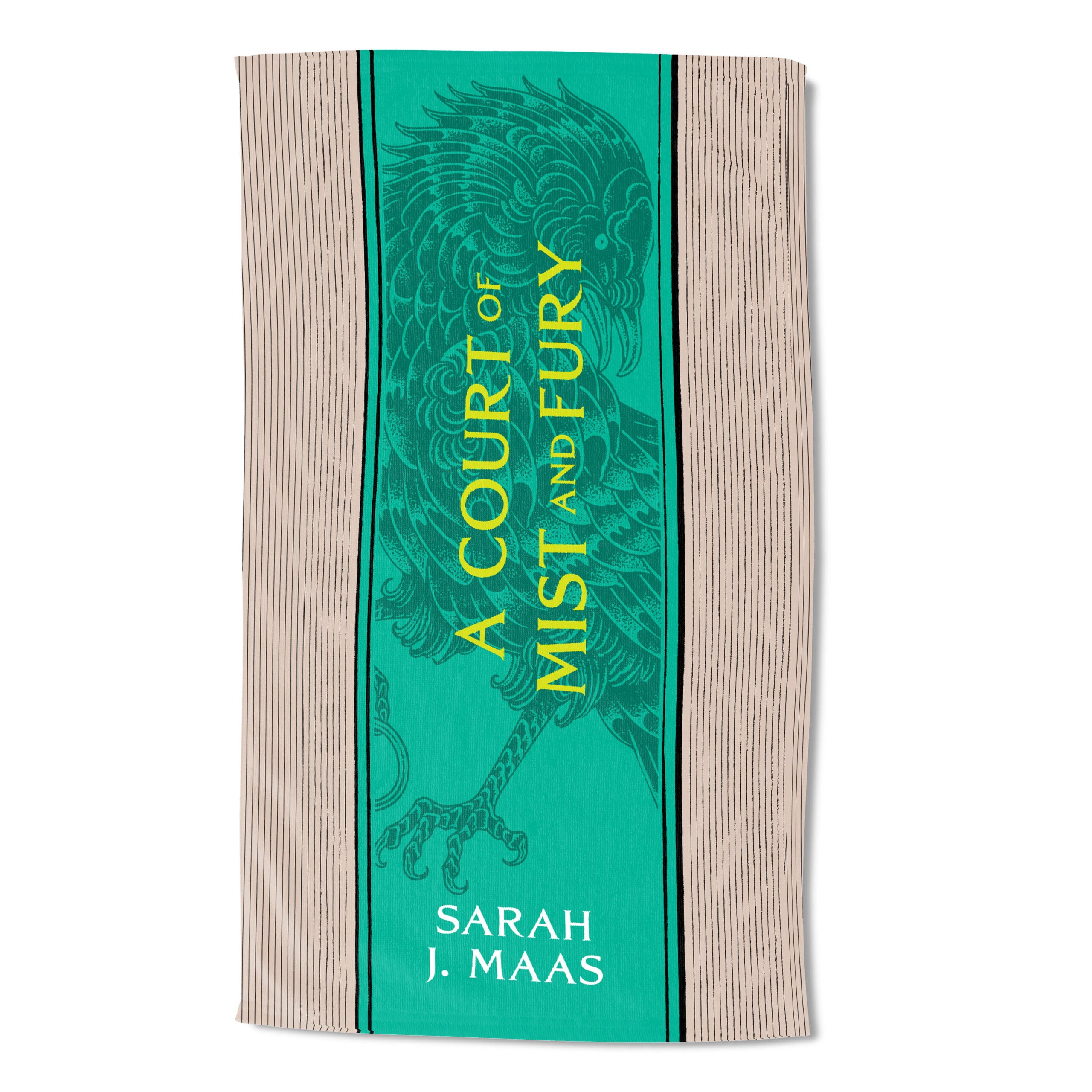 Sarah J Maas A Court of Mist and Fury Paged and Spines Sand Free Beach Towel 35x60 inches