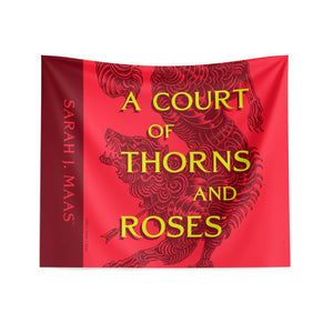 Sarah J Maas A Court of Thorns and Roses Covered Split Wall Hanging 34x40 inches