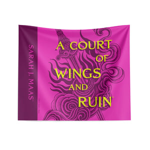 Sarah J Maas A Court of Wings and Ruin Covered Split Wall Hanging 34x40 inches