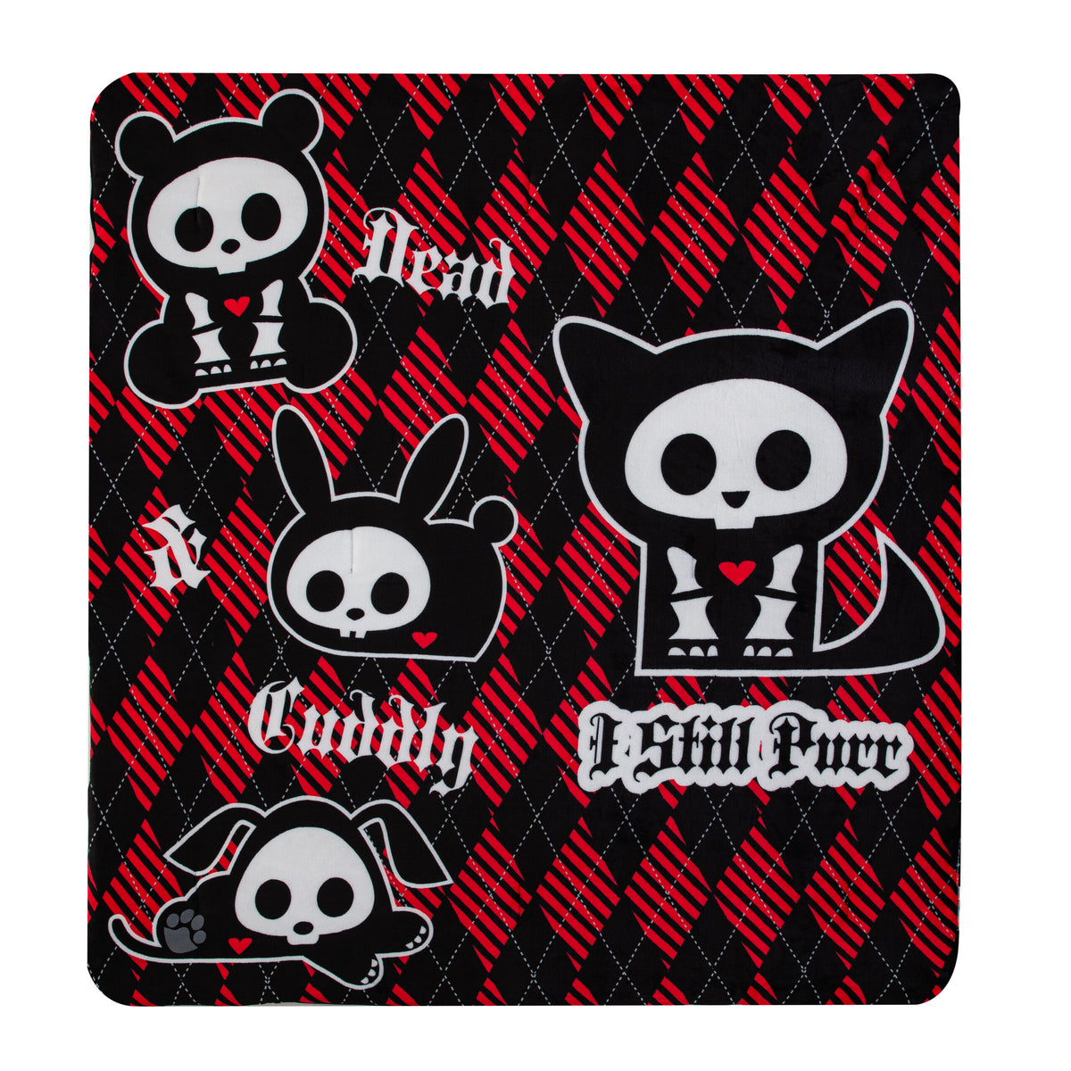 Skelanimals Still Purr Silk Touch Slumber Bag