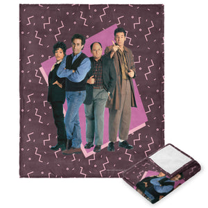 Warner Bros. Seinfeld The Gang Silk Touch Throw Blanket 50x60 Inches