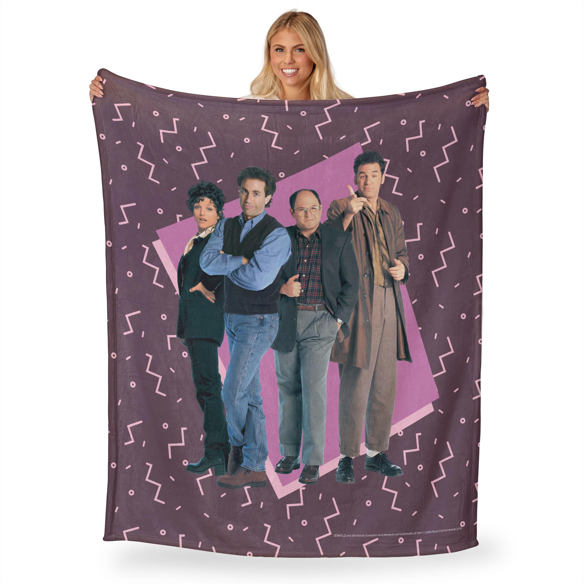 Warner Bros. Seinfeld The Gang Silk Touch Throw Blanket 50x60 Inches