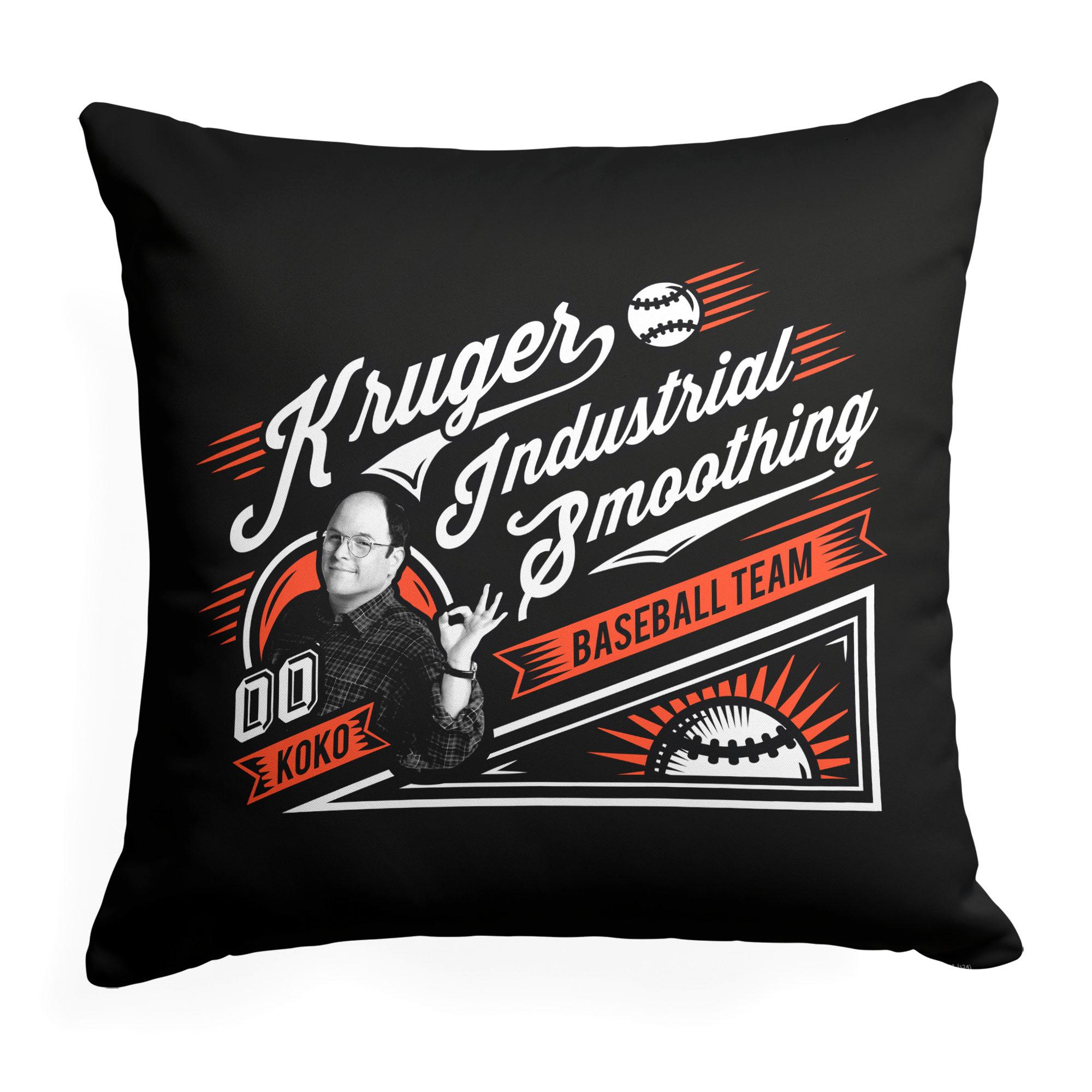 Warner Bros. Seinfeld Koko Baseball Throw Pillow 18x18 Inches