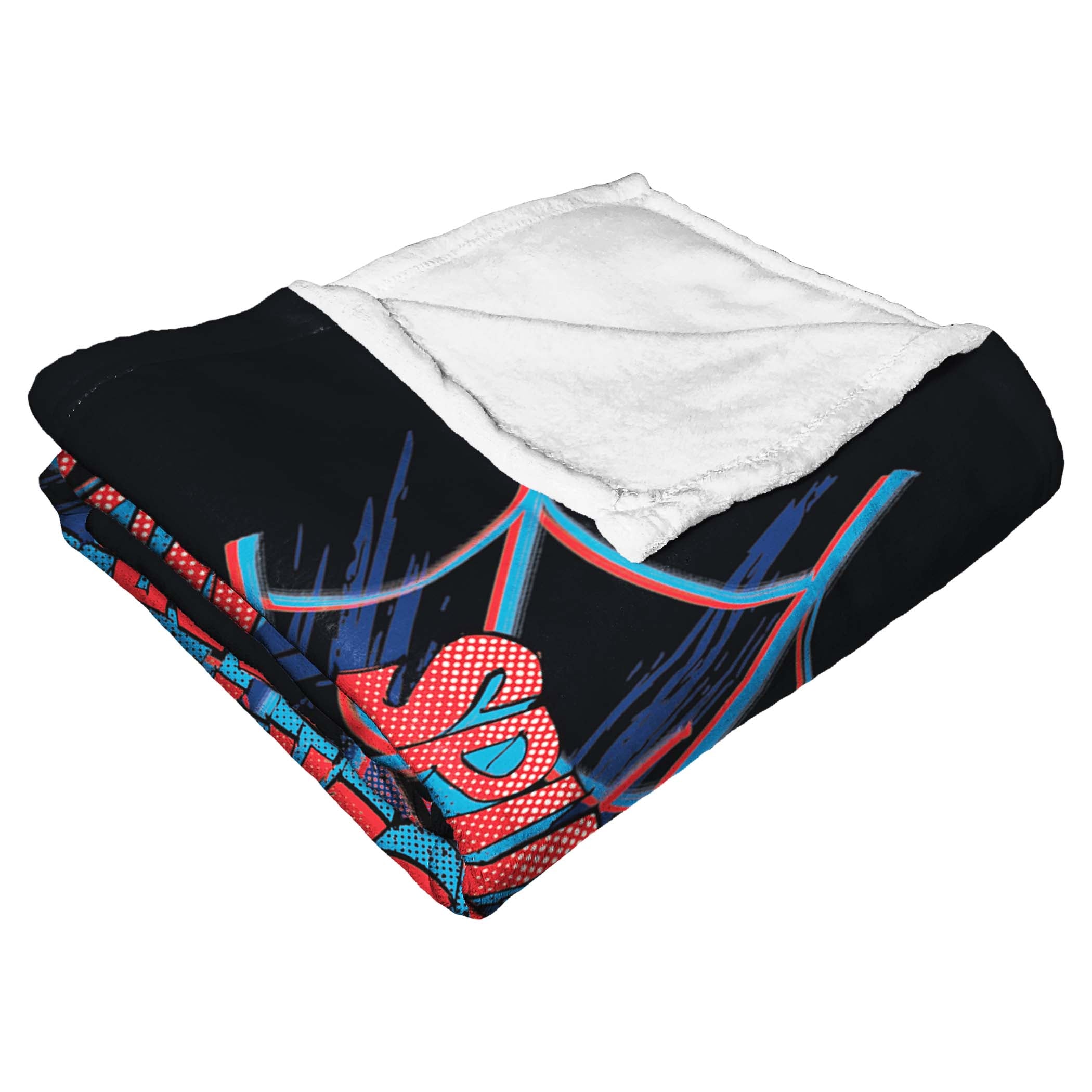 Marvel Spider-Man Across The Spiderverse Spider-Man 2099 Silk Touch Throw Blanket 50x60 Inches