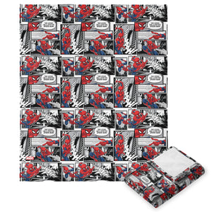 Marvel Spider-Man Comic Pattern Silk Touch Throw Blanket 50X60 Inches