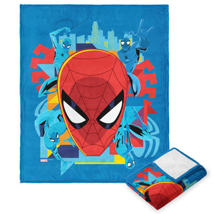 Marvel Spider-Man Wall Crawler Silk Touch Throw Blanket 50X60 Inches