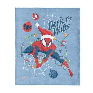 Marvel Spider-Man Deck The Walls Silk Touch Throw Blanket 50x60 Inches