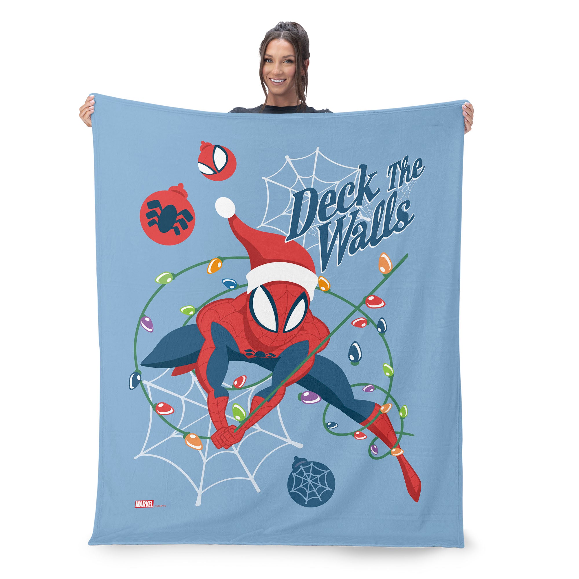 Marvel Spider-Man Deck The Walls Silk Touch Throw Blanket 50x60 Inches