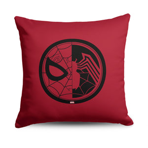 Marvel Spider-Man Duo Logo Throw Pillow 18X18 Inches