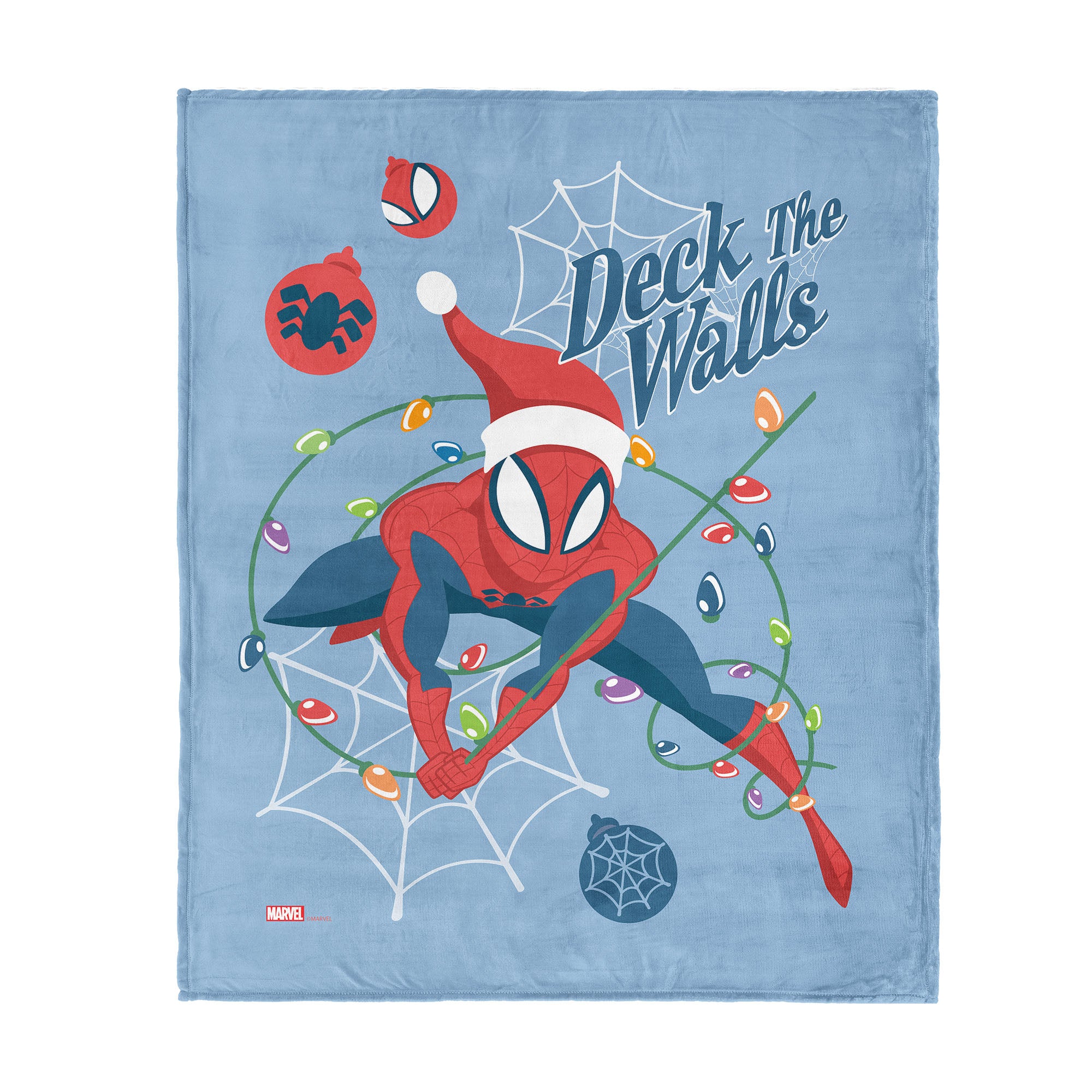 Marvel Spider-Man Deck The Walls Silk Touch Throw Blanket 40×50 Inches