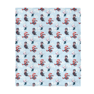 Marvel Spider-Man Winter Spidey Silk Touch Throw Blanket 40×50 Inches