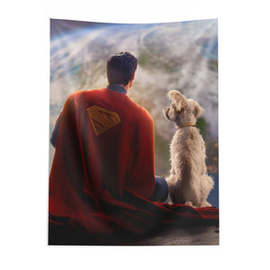 Warner Bros Superman World View Wall Hanging 40x57 inches