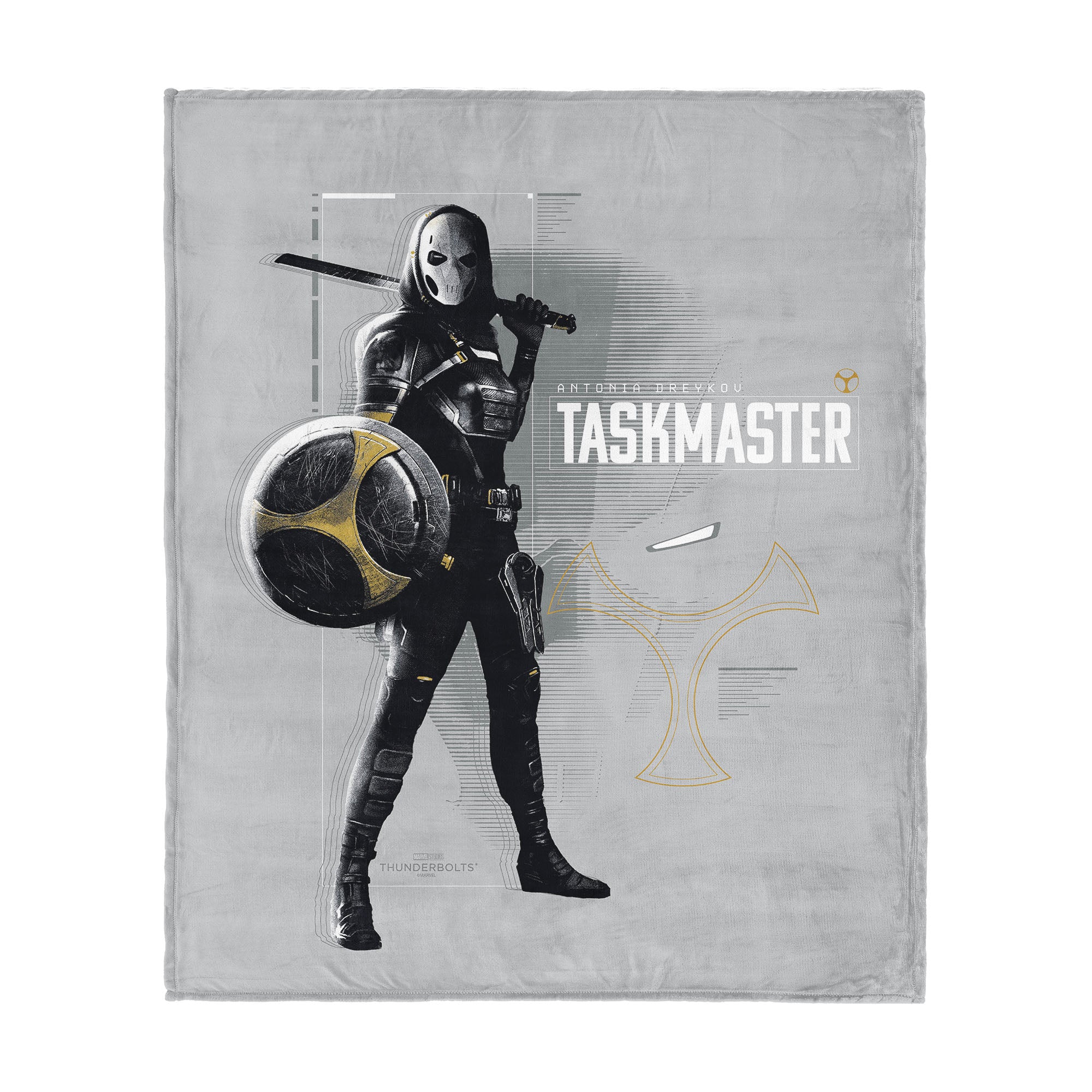 Taskmaster Throwing Thunderbolts Taskmaster Silk Touch Throw Blanket 40 x 50 inches