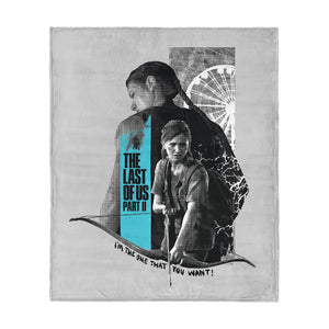 Sony The Last of Us One You Want Silk Touch Throw Blanket 50x60 inches