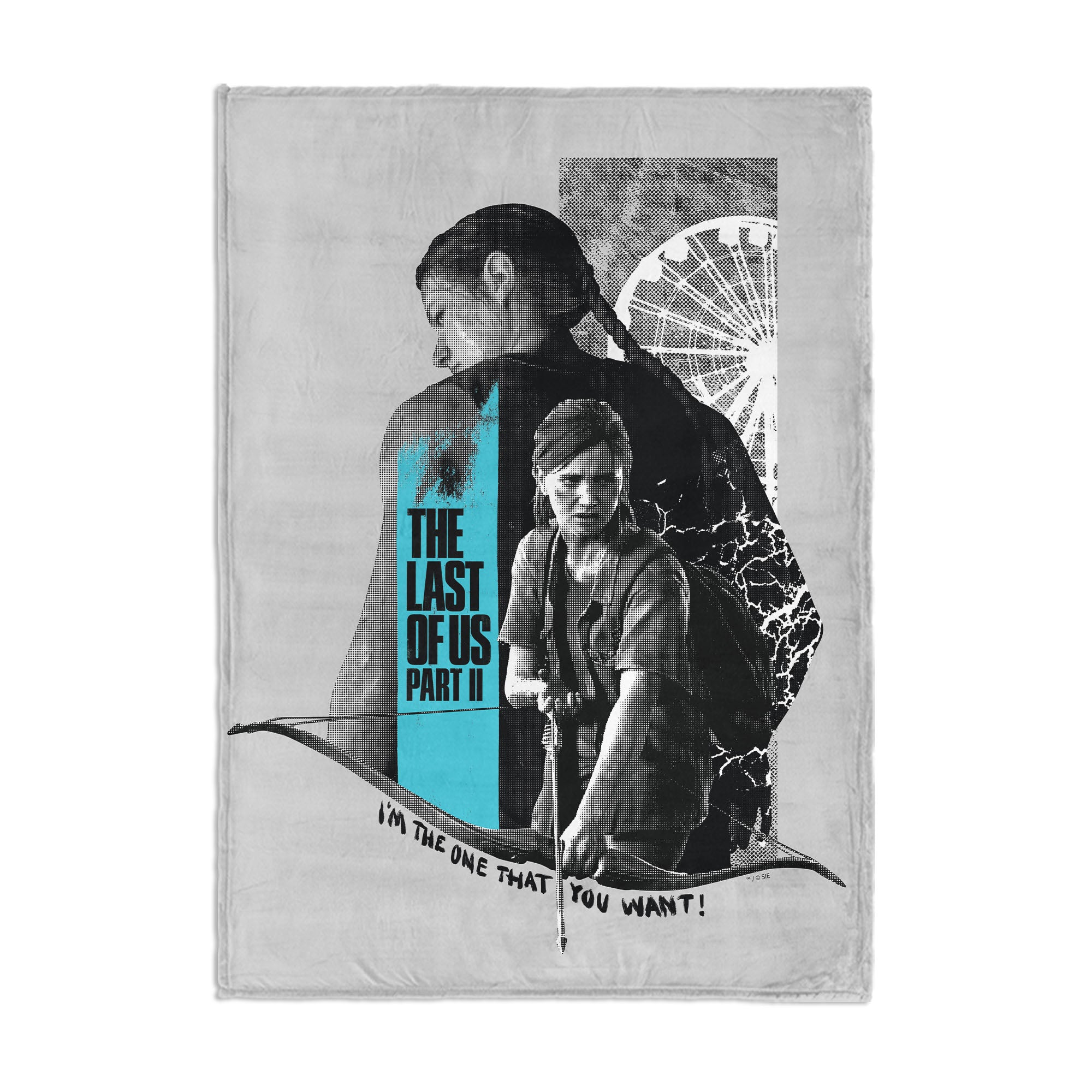 Sony The Last of Us One You Want Silk Touch Throw Blanket 60x80 inches