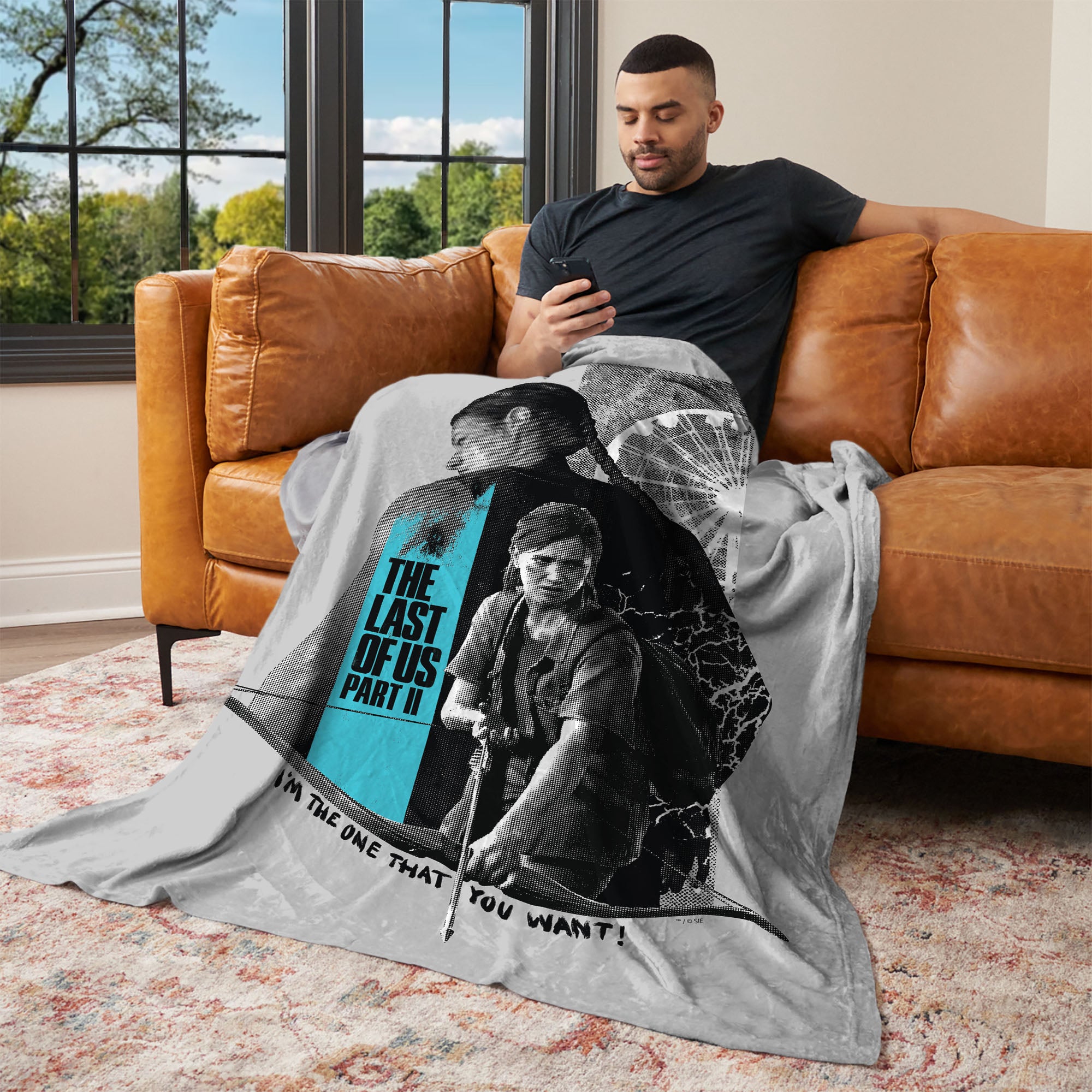 Sony The Last of Us One You Want Silk Touch Throw Blanket 60x80 inches