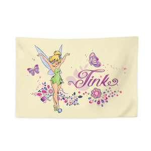 Disney Tinkerbell Sparkles Tapestry Wall Hanging 24x36 inches