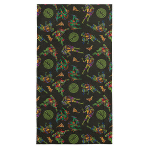 Nickelodeon Teenage Mutant Ninja Turtles Pizza Pattern Beach Towel 30x60 inches