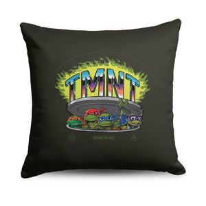Nickelodeon Teenage Mutant Ninja Turtles Breaking The Seal Throw Pillow 18x18 inches