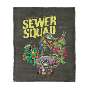 Nickelodeon Teenage Mutant Ninja Turtles Sewer Squad Silk Touch Throw Blanket 40x50 inches