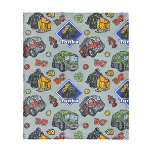 Hasbro Tonka Sketched Tonka Silk Touch Throw Blanket 46×60 Inches