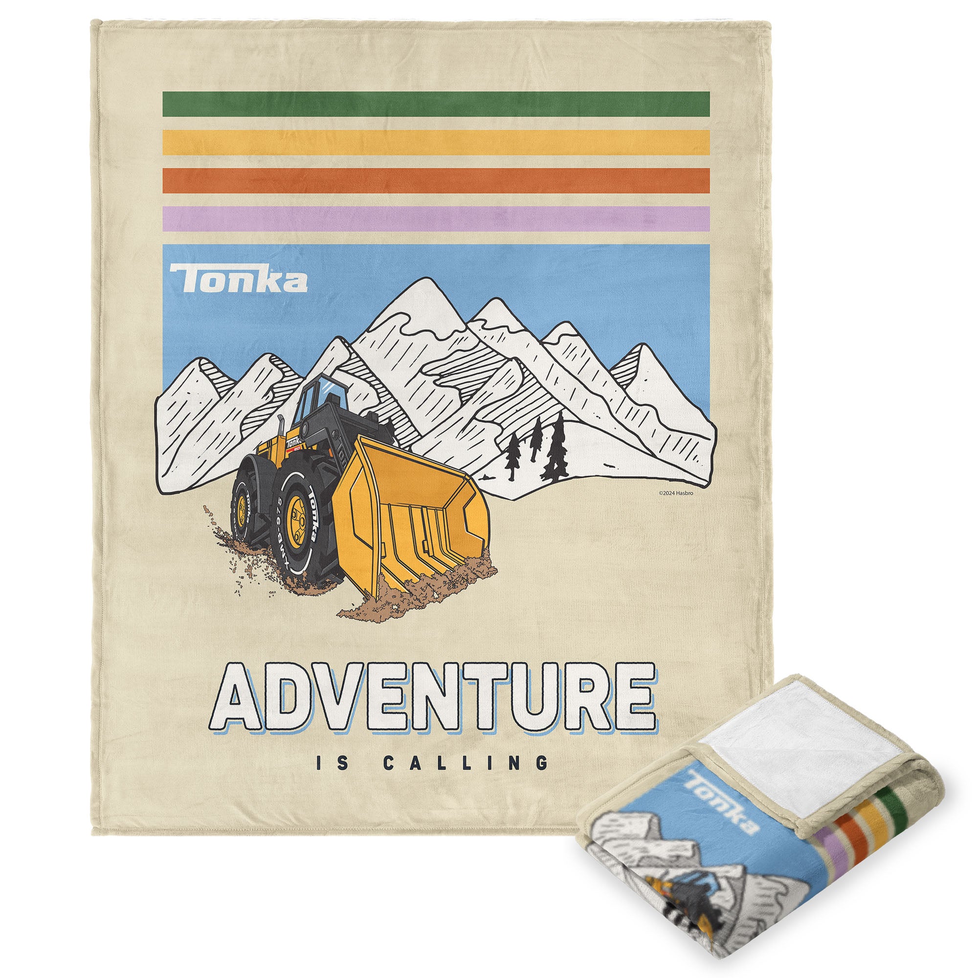 Tonka Hasbro Adventure is Calling Silk Touch Throw Blanket 50X60 Inches