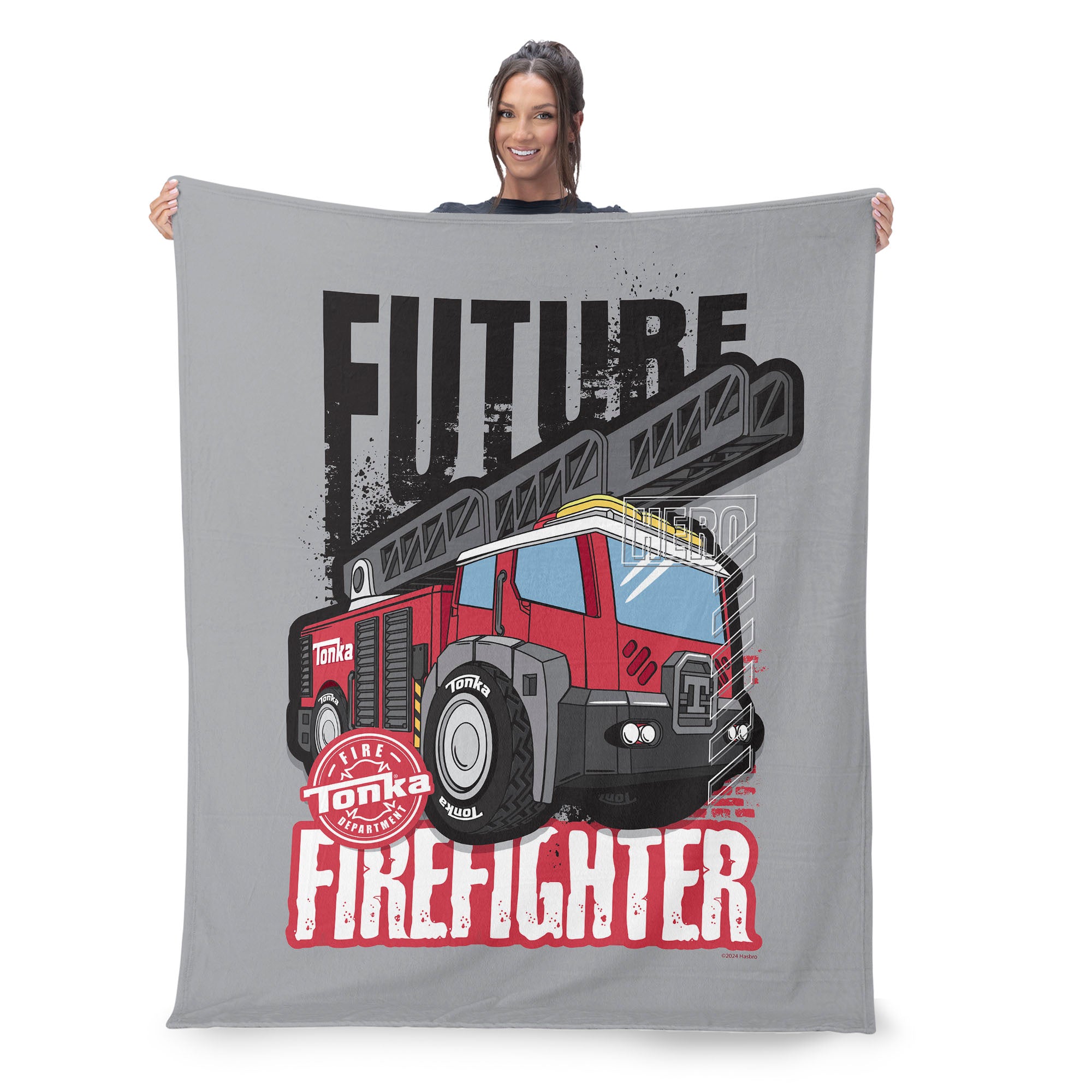 Tonka Hasbro Future Firefighter Silk Touch Throw Blanket 50X60 Inches