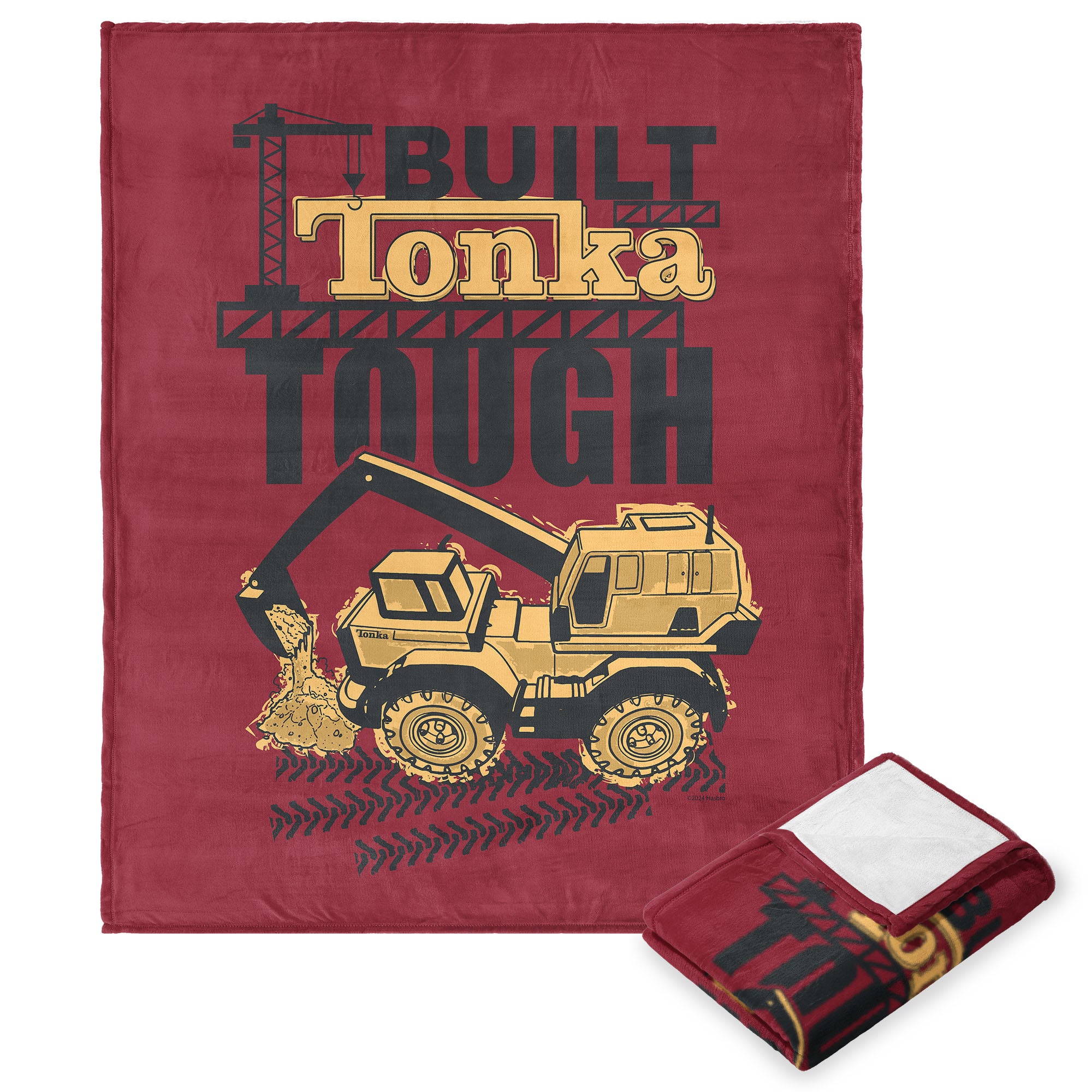 Tonka Hasbro Tonka Tough Silk Touch Throw Blanket 50X60 Inches