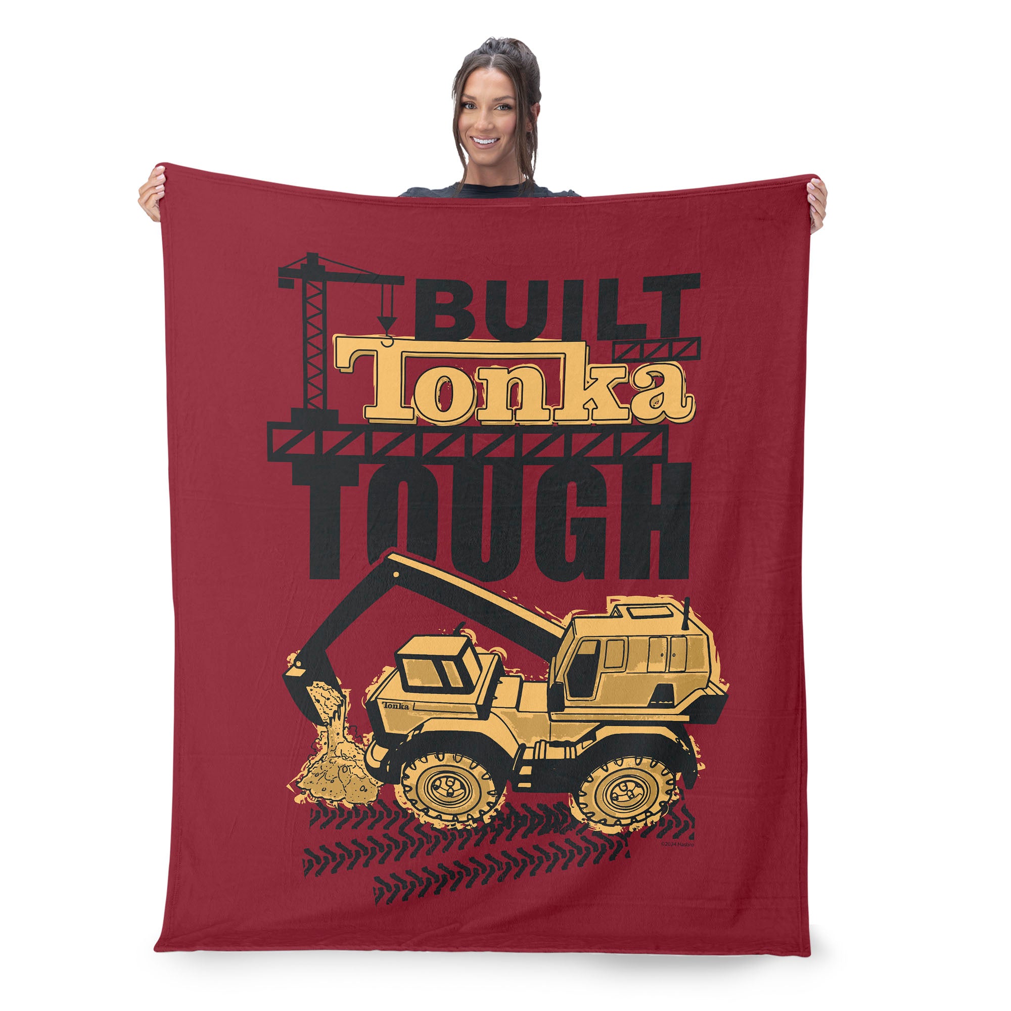 Tonka Hasbro Tonka Tough Silk Touch Throw Blanket 50X60 Inches