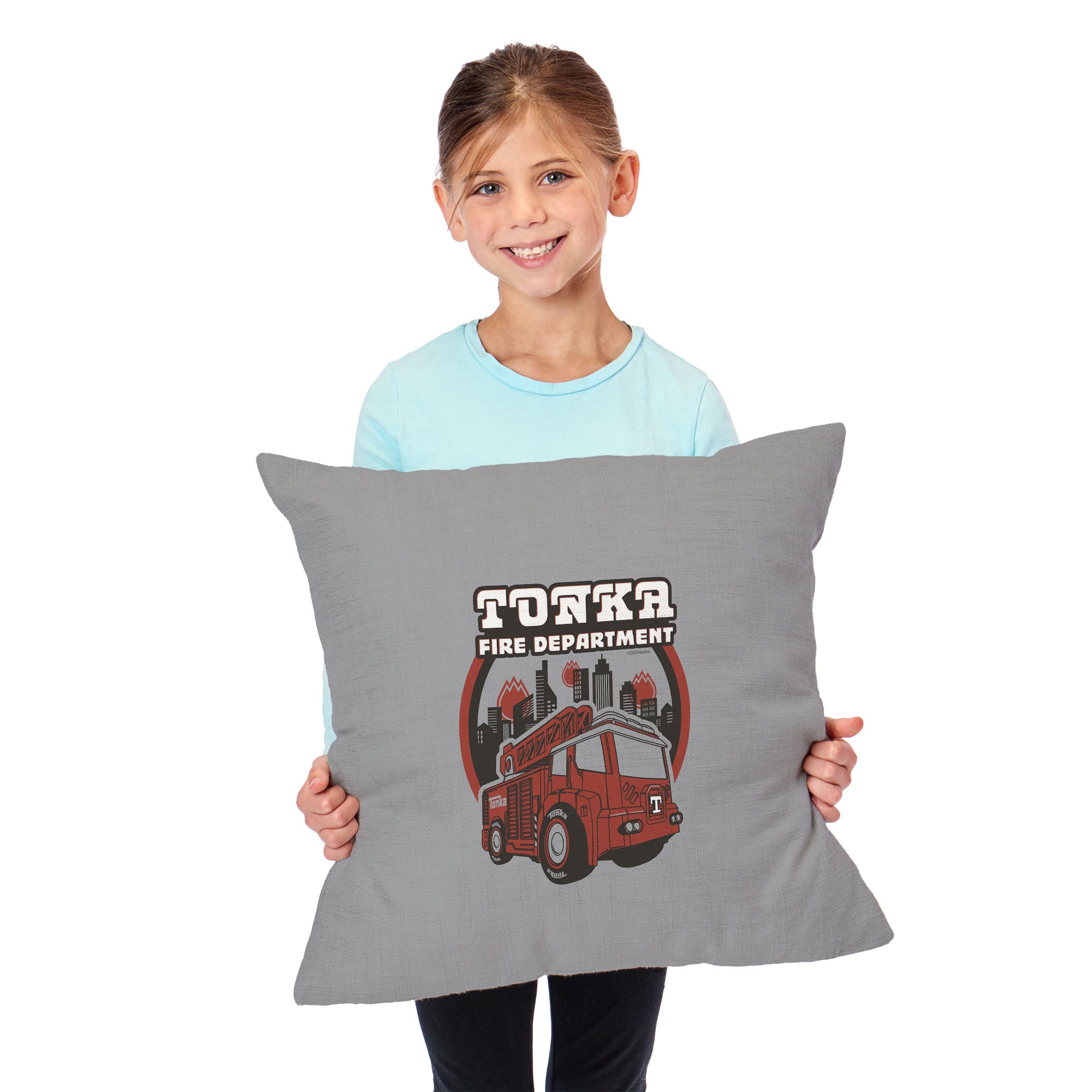 Hasbro Tonka Tonka Fire Dept Throw Pillow 18X18 Inches