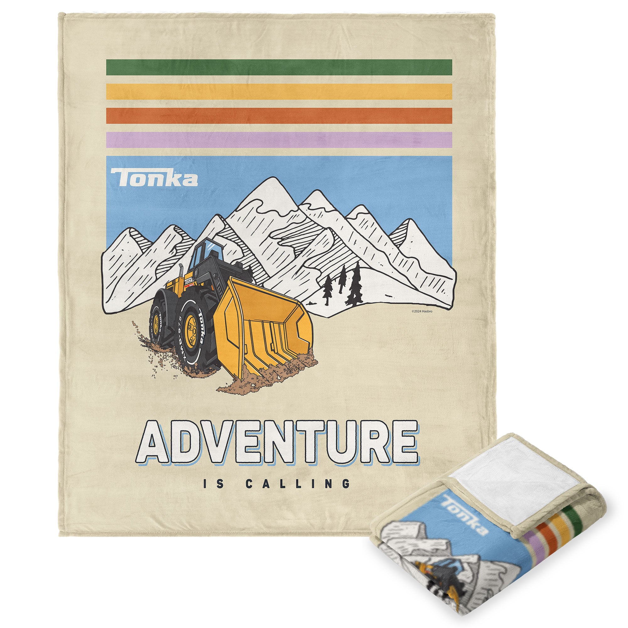 Tonka Hasbro Adventure is Calling Tonka Silk Touch Throw Blanket 40x50 Inches