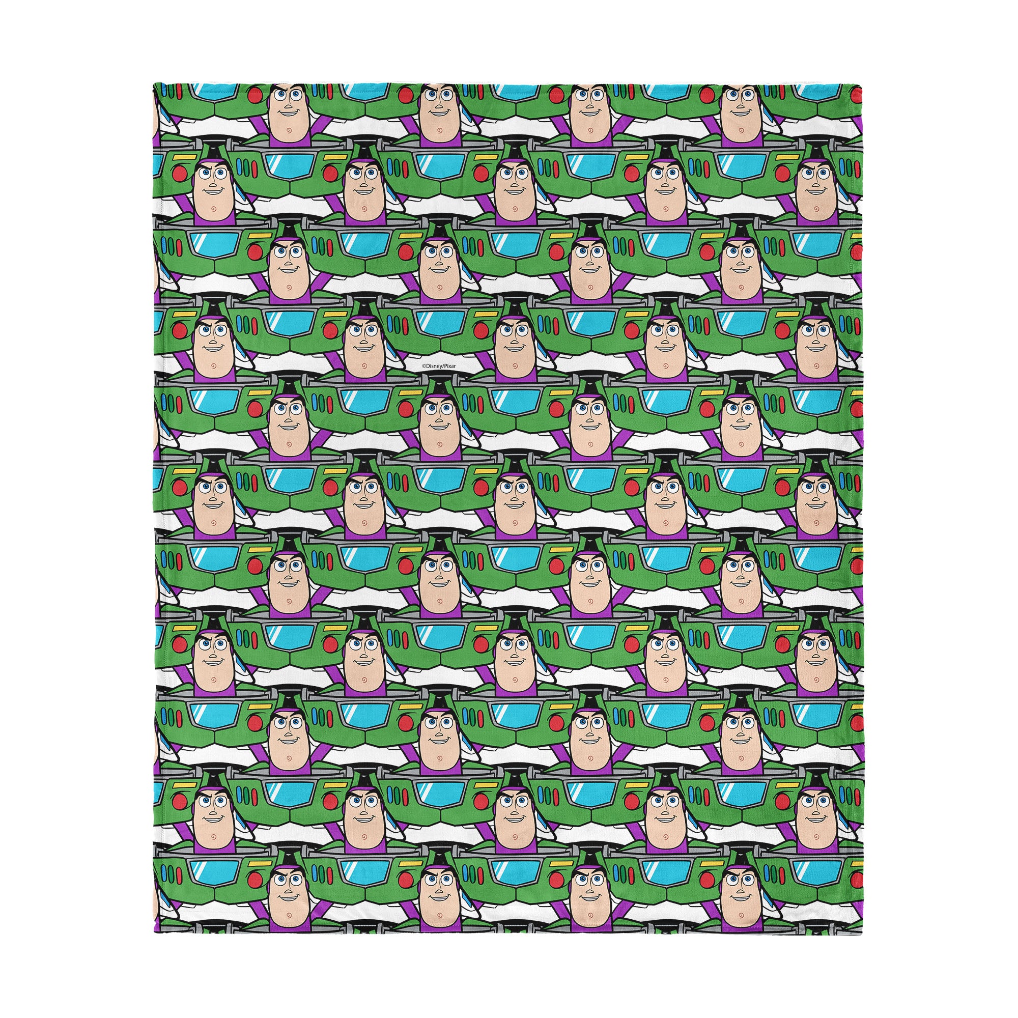 Disney Pixar Toy Story 5 Buzz Repeat Silk Touch Throw Blanket 50x60 inches