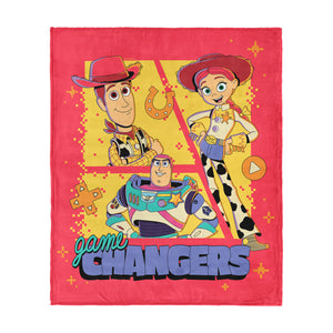 Disney Pixar Toy Story 5 Game Changers Silk Touch Throw Blanket 50x60 inches