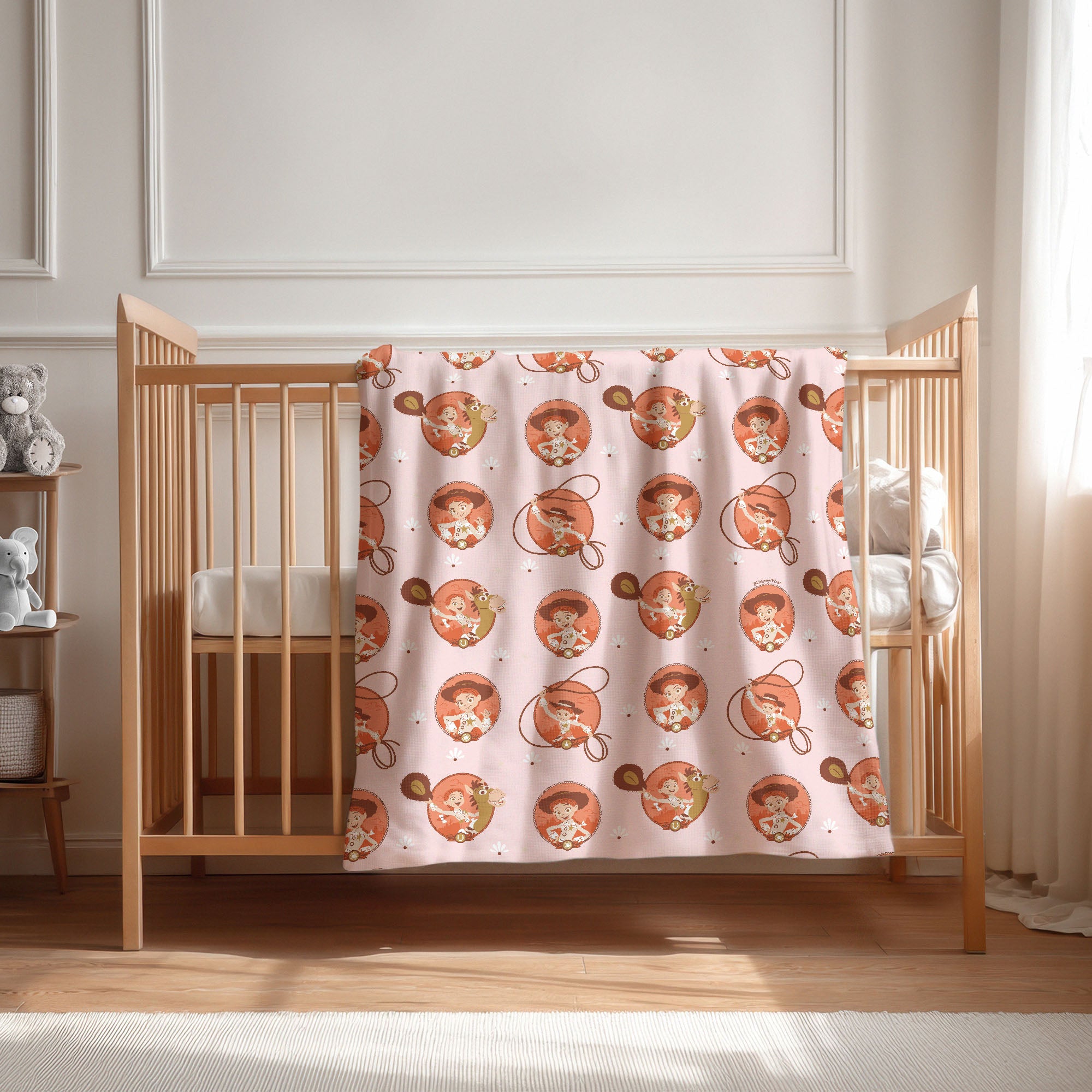 Disney Pixar Toy Story 5 Cowgirl Dreams Swaddle Blanket 40x50 inches