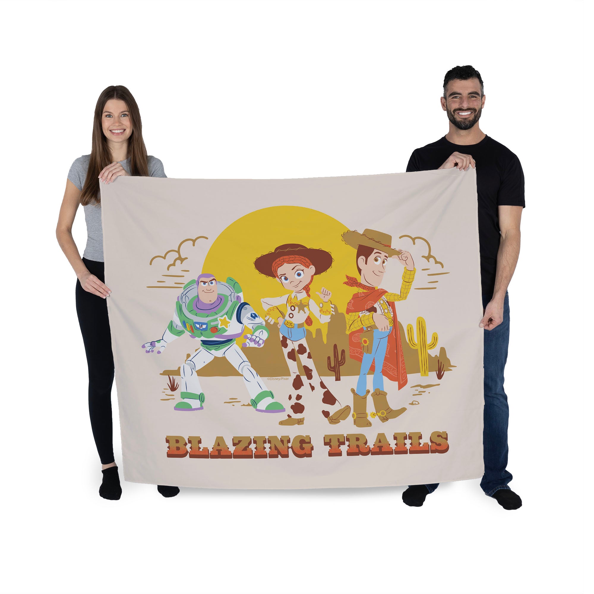 Disney Pixar Toy Story 5 Blazing Trails Wall Hanging 34x40 inches