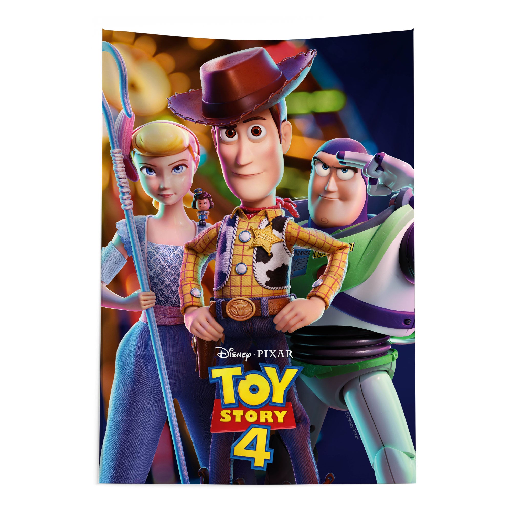 Disney Pixar Toy Story 4 Tapestry Wall Hanging 24x36 inches