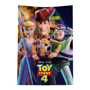 Disney Pixar Toy Story 4 Tapestry Wall Hanging 24x36 inches