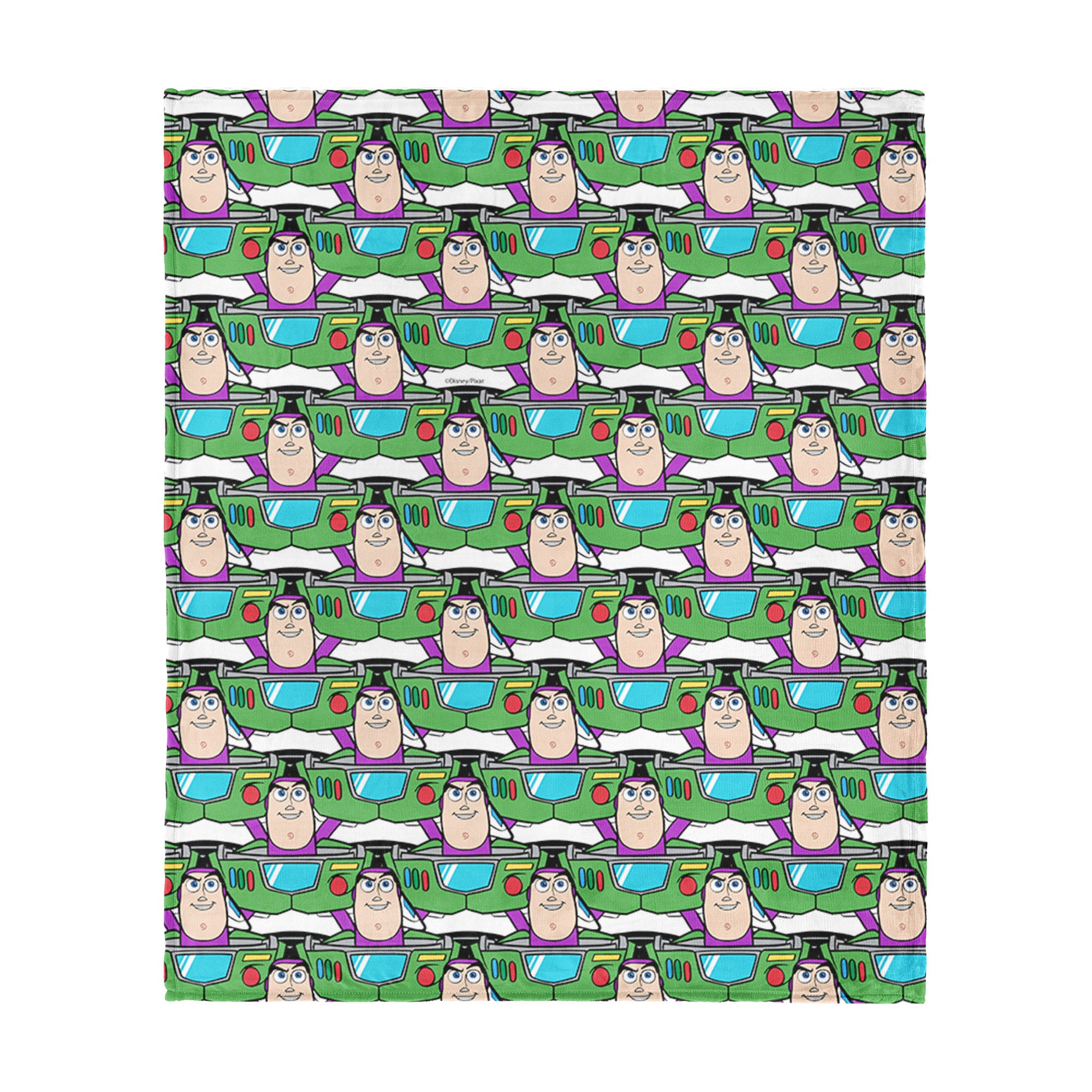 Disney Pixar Toy Story 5 Buzz Repeat Silk Touch Throw Blanket 46x60 inches