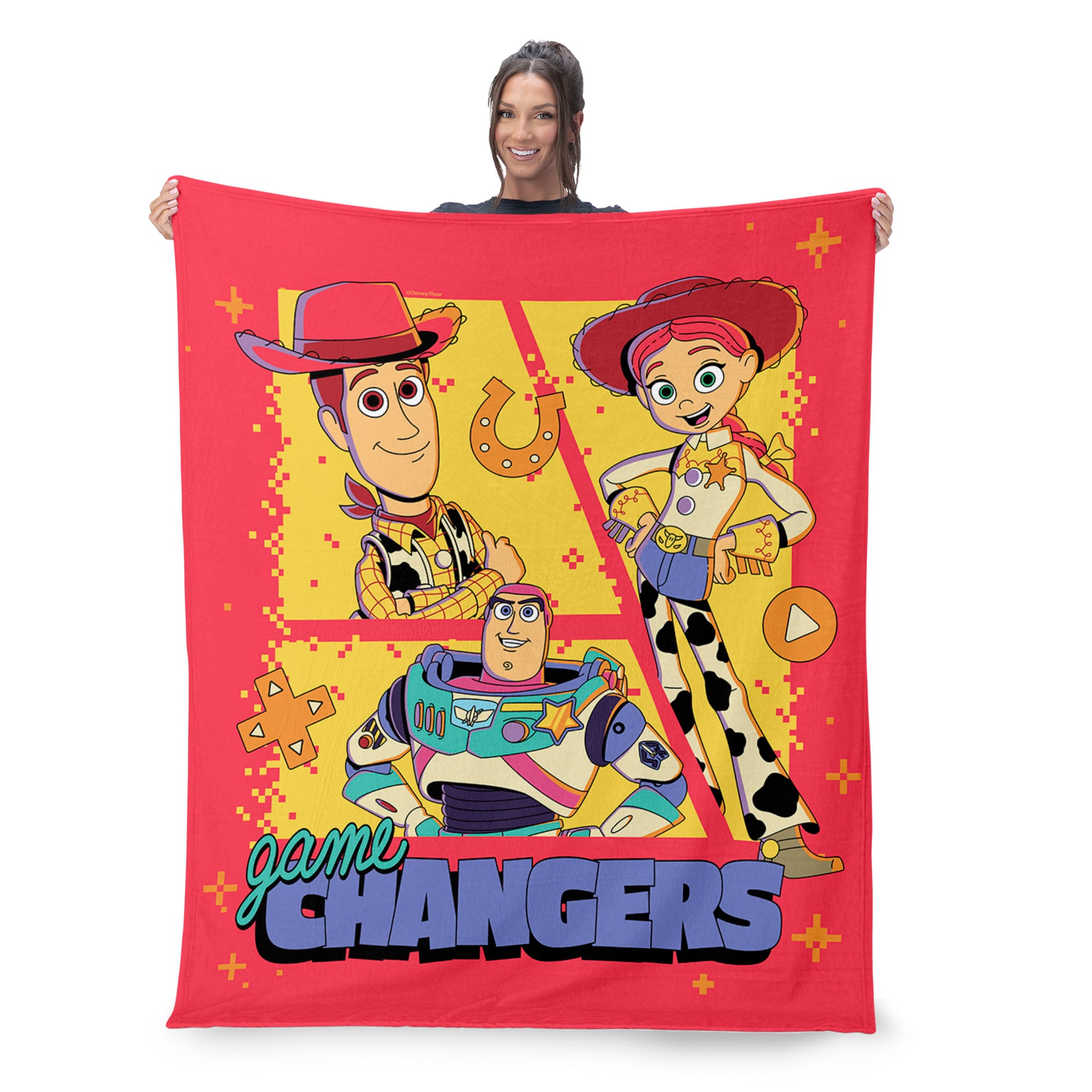 Disney Pixar Toy Story 5 Game Changers Silk Touch Throw Blanket 46x60 inches