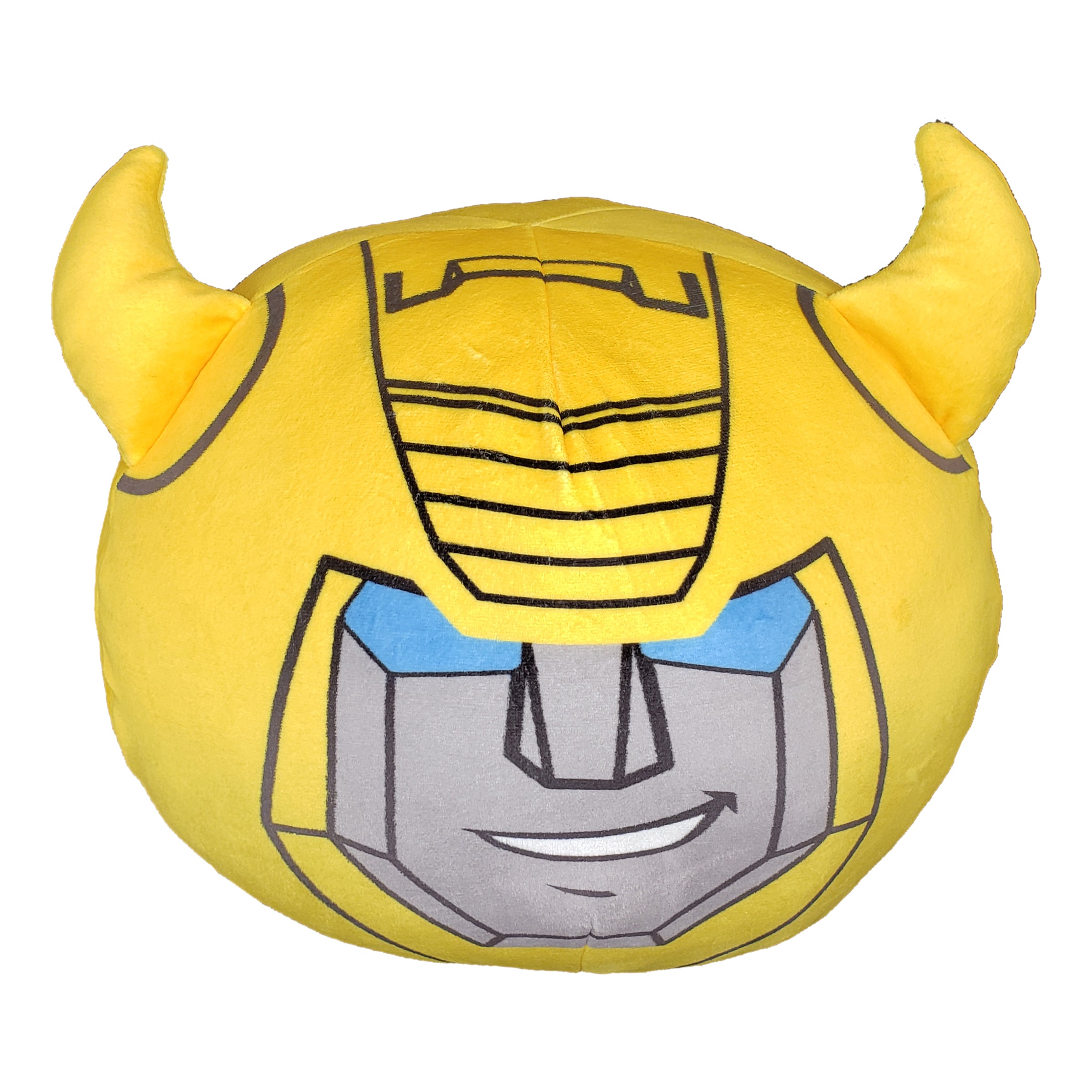 Hasbro Transformers Bumblebee Smile Round Cloud Pillow 11 Inches