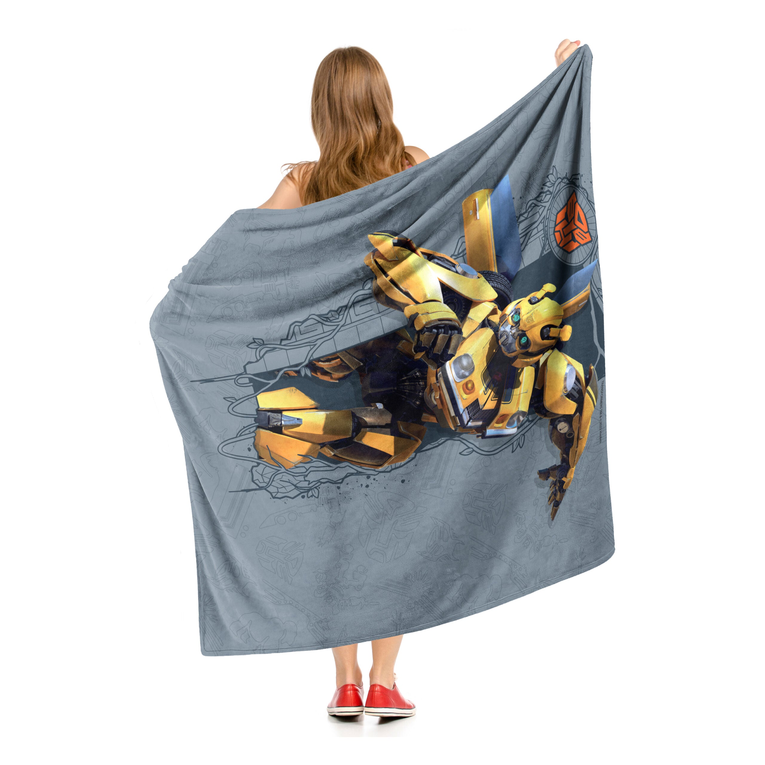 Hasbro Transformers: Rise Of The Beasts Bumblebee Silk Touch Throw Blanket 50x60 Inches