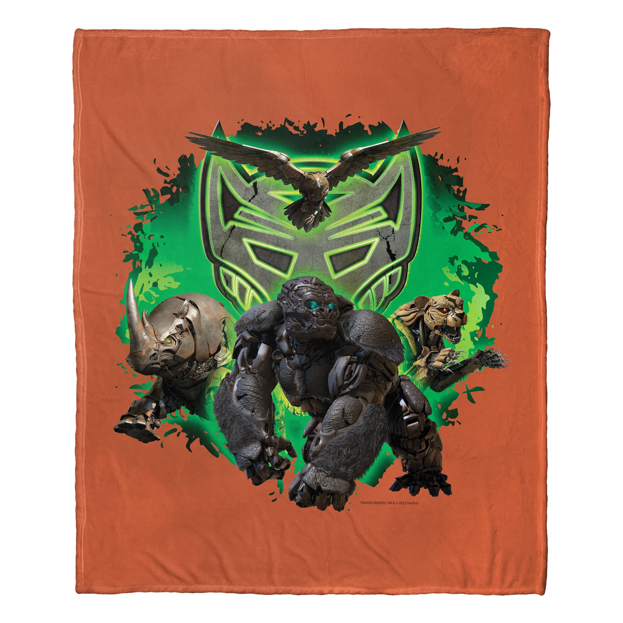 Hasbro Transformers: Rise Of The Beasts The Maximals Silk Touch Throw Blanket 50x60 Inches