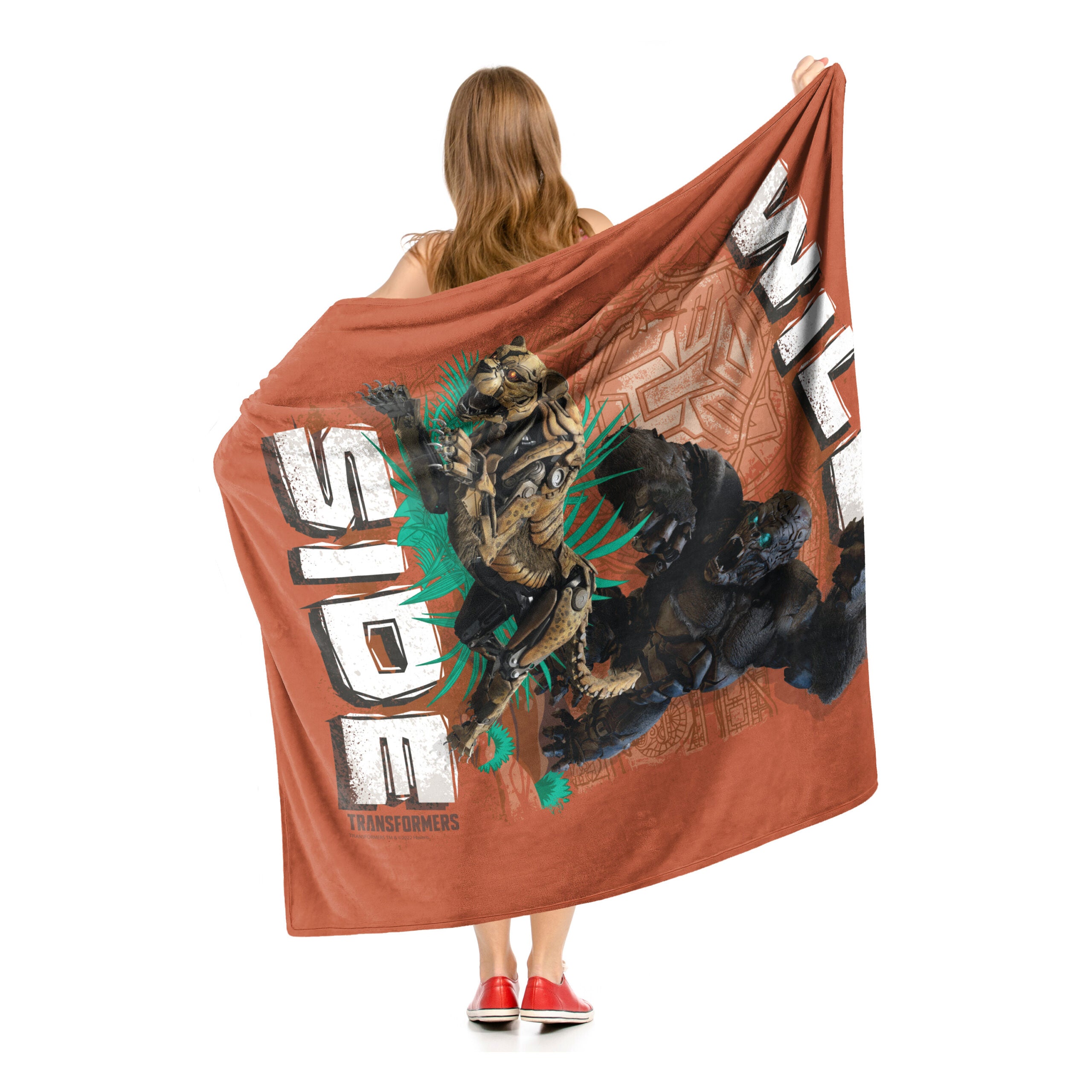 Hasbro Transformers: Rise Of The Beasts Wild Side Silk Touch Throw Blanket 50x60 Inches